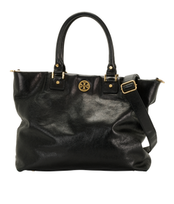 Vintage Dena Tote, Leather, Black, MIC, S, 1*